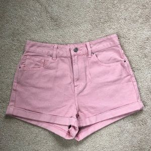 🟣PACSUN Pink Denim Mom Shorts🟣